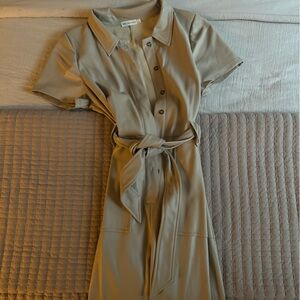 Avec Les Filles Beige Jumpsuit